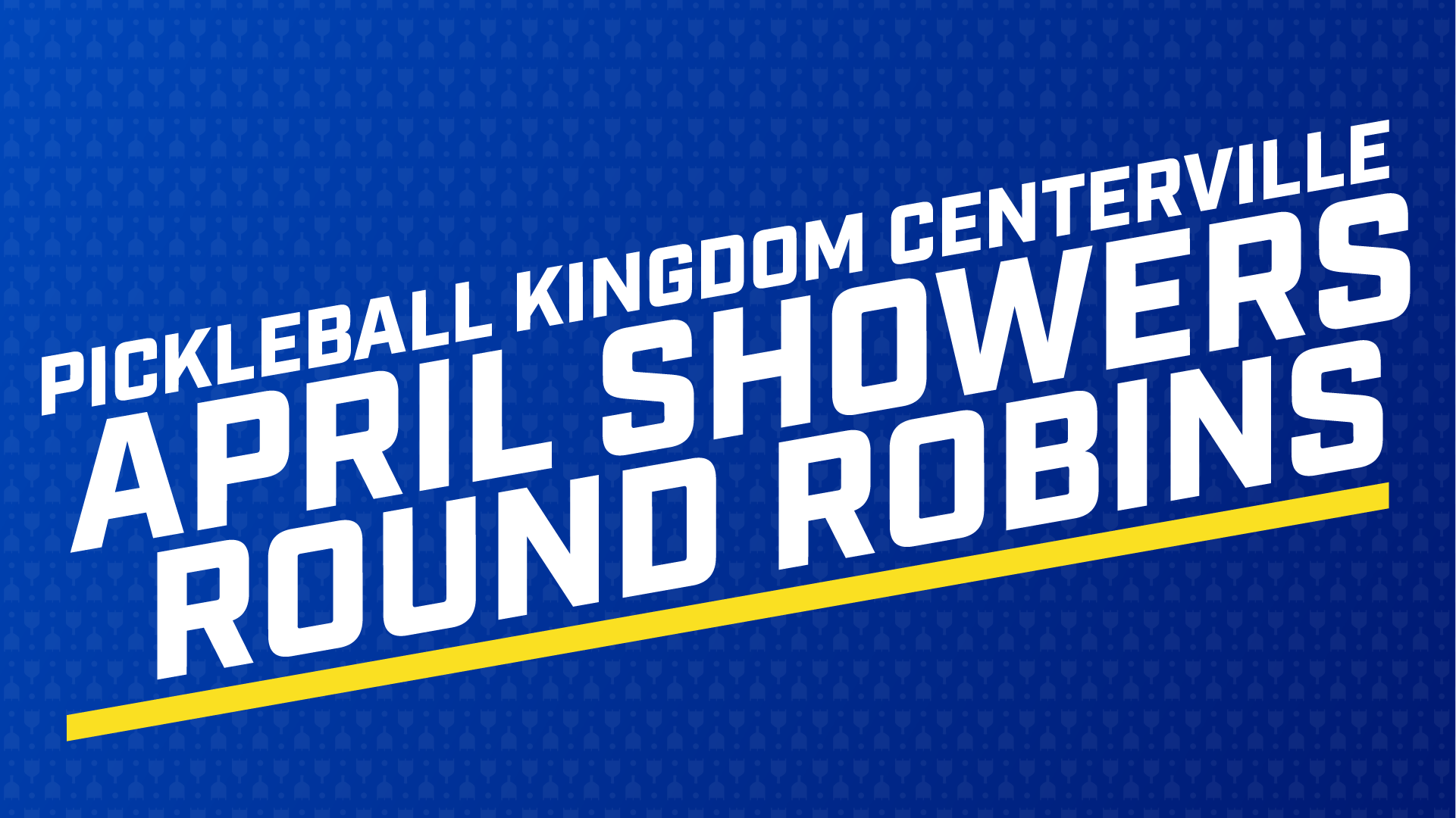 April Showers Men's Doubles Round Robin